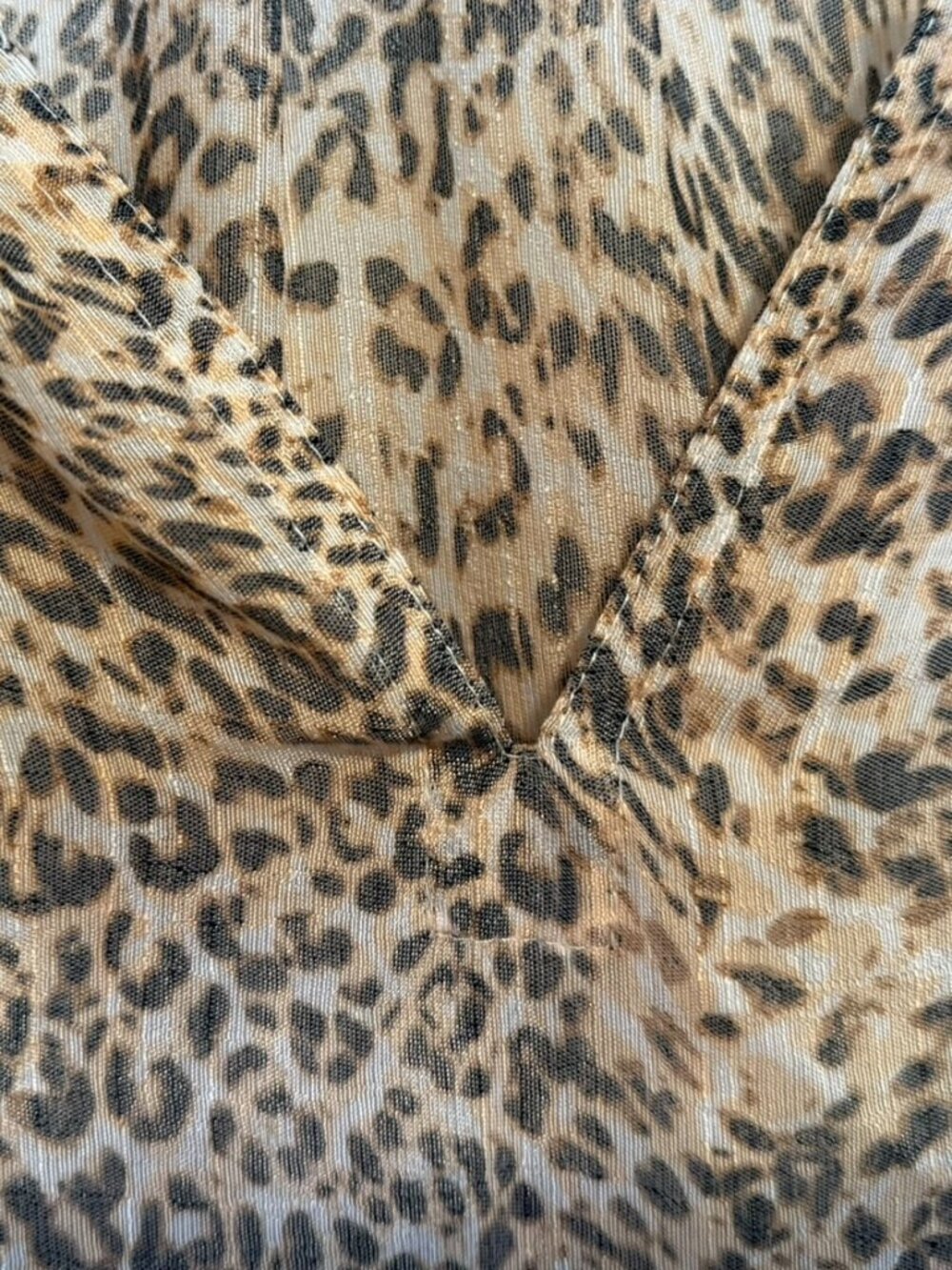 NWT Zac & Rachel XL Leopard Print Ombre Tunic Top Coral Beige - Picture 4 of 9